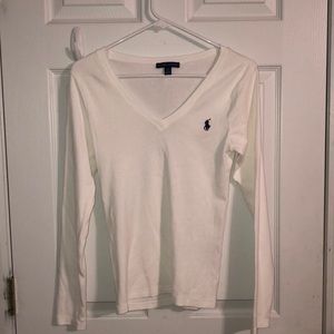 women’s v neck polo shirt